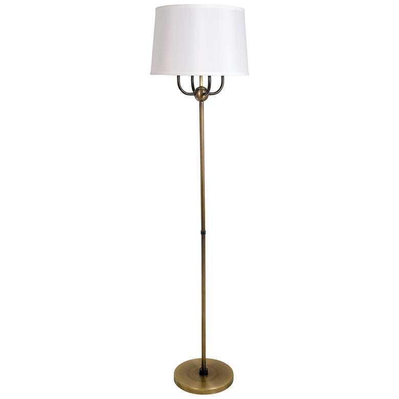 Image 1 House of Troy Alpine 64 3/4" High Brass Finish 4-Light Floor Lamp