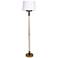 House of Troy Alpine 67" 4-Light Brass and Black Floor Lamp