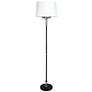 House of Troy Alpine 67" 4-Light Silver and Black Floor Lamp