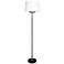 House of Troy Alpine 67" 4-Light Silver and Black Floor Lamp