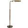 House of Troy Antique Brass Swingarm Pharmacy Floor Lamp