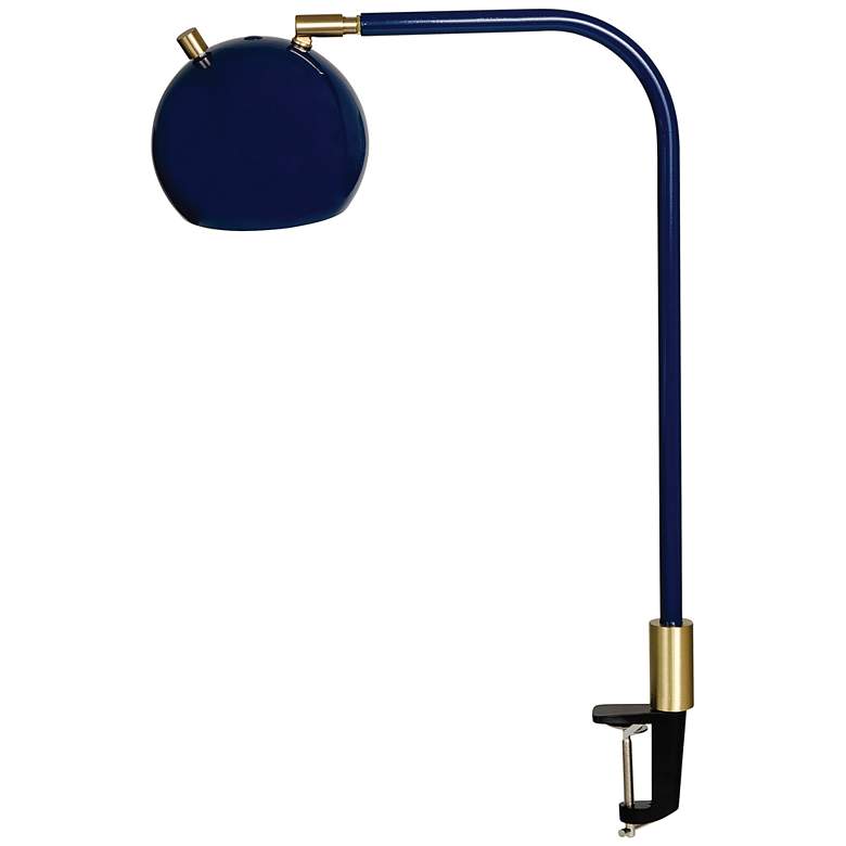 Image 1 House of Troy Aria 20" Gold and Black Clamp-On Lamp