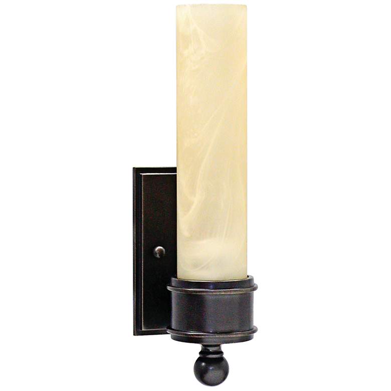 Image 1 House of Troy Beacon 10 1/4"H Oil Rubbed Bronze Wall Sconce