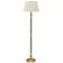 House of Troy Bennington 2-Light Olde Brass Floor Lamp