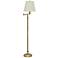 House of Troy Bennington Olde Brass Swing-Arm Floor Lamp