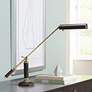 House of Troy Brass Arm Black 21" High Grand Piano Desk Lamp