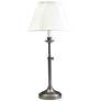 House of Troy Club Adjustable Antique Silver Table Lamp