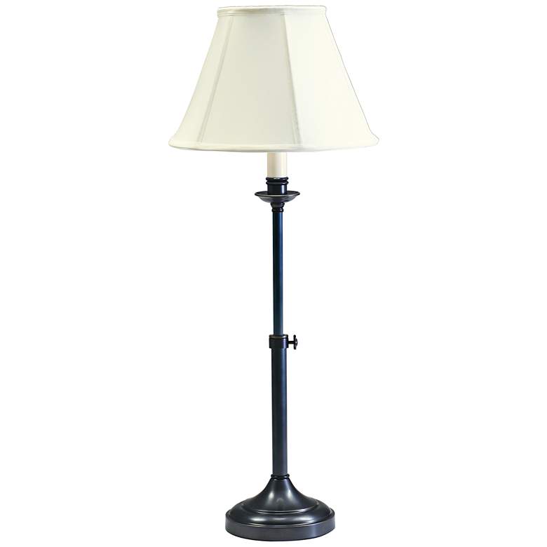 Image 1 House of Troy Club Adjustable Oil-Rubbed Bronze Table Lamp