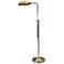House of Troy Coach Adjustable Height Antique Brass Pharmacy Floor Lamp