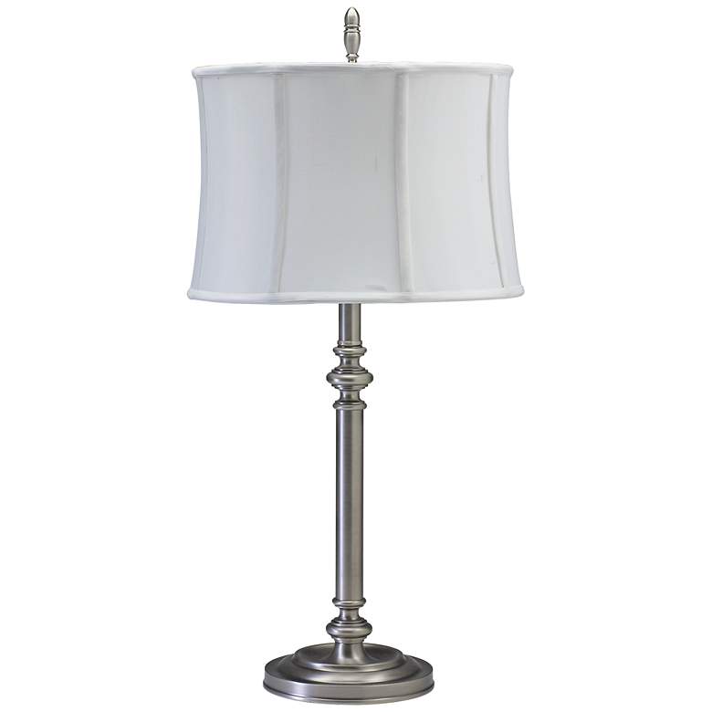 Image 1 House of Troy Coach Antique Silver Table Lamp