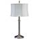 House of Troy Coach Antique Silver Table Lamp