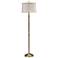 House of Troy Coach Floor Lamp Antique Brass