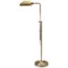 House of Troy Coach Pharmacy Floor Lamp Antique Brass