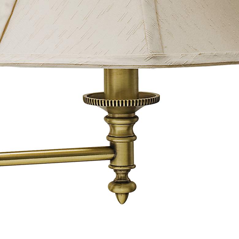 Image 2 House of Troy Decorative Brass Swing Arm Wall Lamp more views