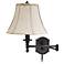House of Troy Decorative Bronze Swing Arm Wall Lamp