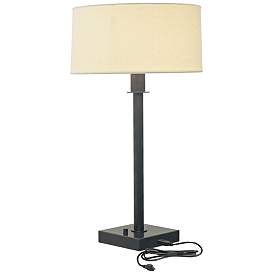 Image2 of House of Troy Franklin 27" Oil-Rubbed Bronze USB Table Lamp