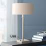 House of Troy Franklin 27" Polished Nickel Table Lamp