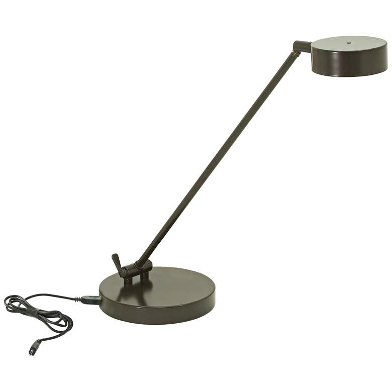 Image 1 House of Troy Generation Adjustable Architectural Bronze LED Desk Lamp
