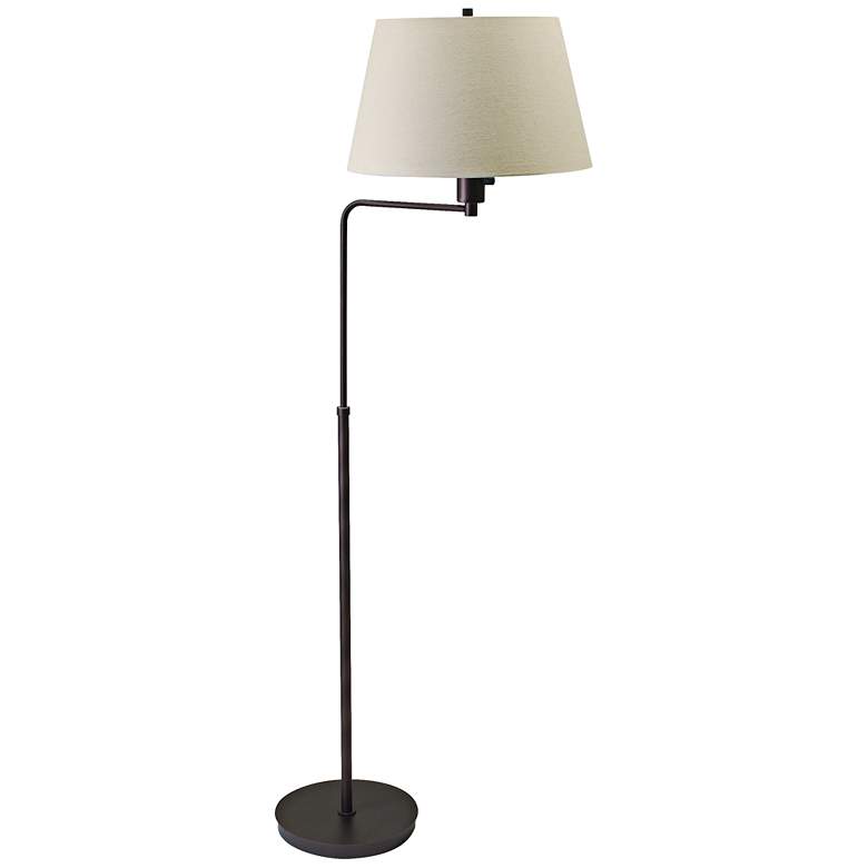 Image 1 House of Troy Generation Adjustable Height Chestnut Bronze Floor Lamp