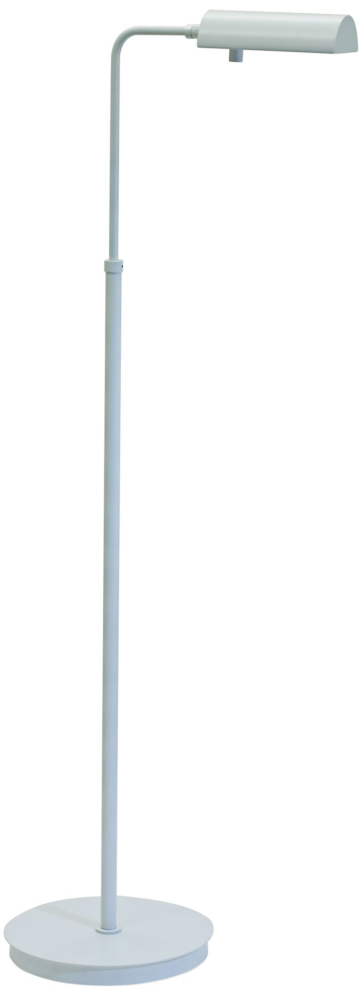 White pharmacy outlet floor lamp