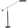 House of Troy Grand Piano Adjustable Height Modern Nickel LED Floor Lamp