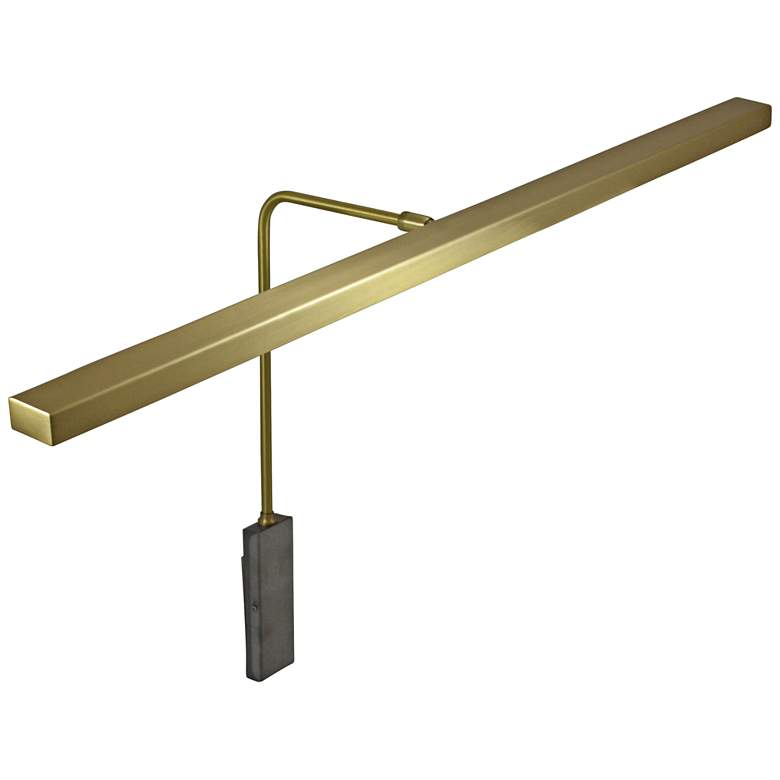 Image 1 House of Troy Horizon 26" Wide Satin Brass LED Picture Light