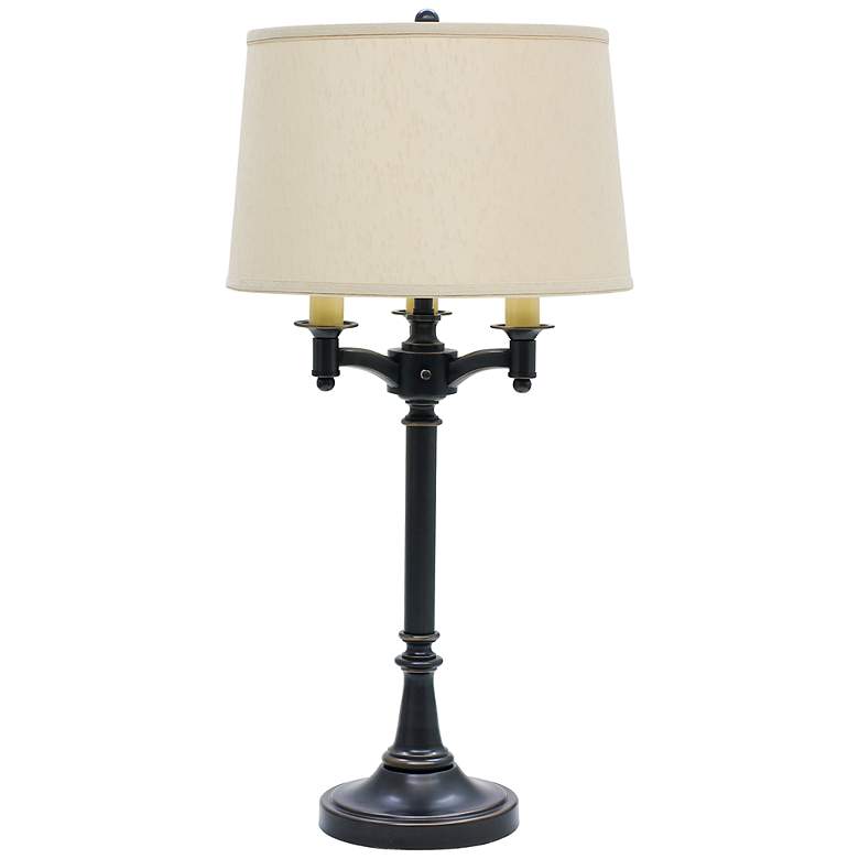Image 1 House of Troy Lancaster 4-Light Oil-Rubbed Bronze Table Lamp