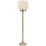 House of Troy Lancaster 62 3/4" 6-Way Antique Brass Floor Lamp