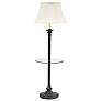House of Troy Newport 55 3/4" Bronze with Glass Tray Floor Lamp