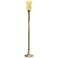 House of Troy Newport 74 3/4" High Antique Brass Torchiere Floor Lamp
