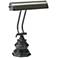 House of Troy Octagon 14"H Mahogany Bronze Piano Desk Lamp