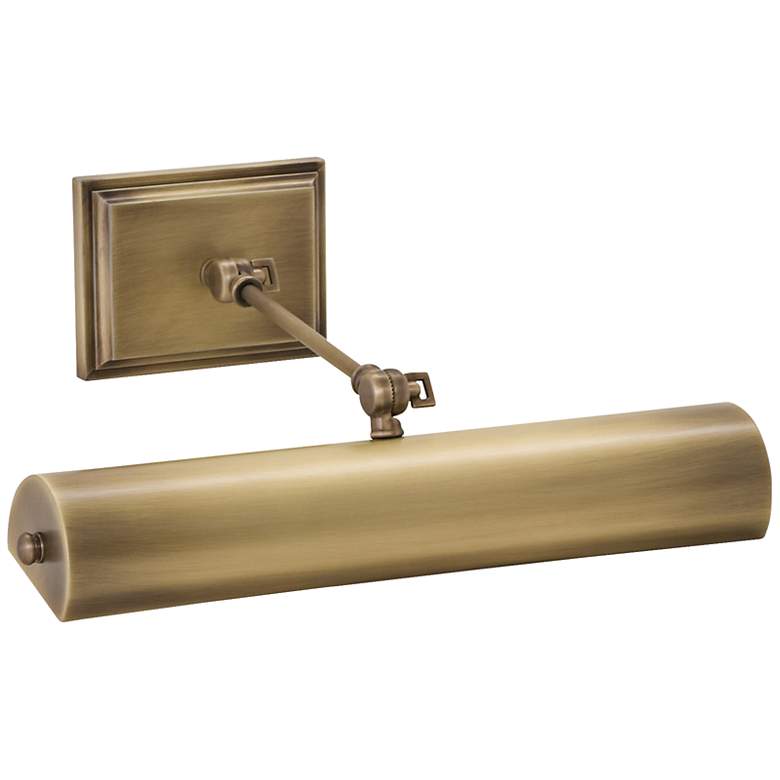 Image 1 House of Troy Oxford 16" Wide Antique Brass Picture Light
