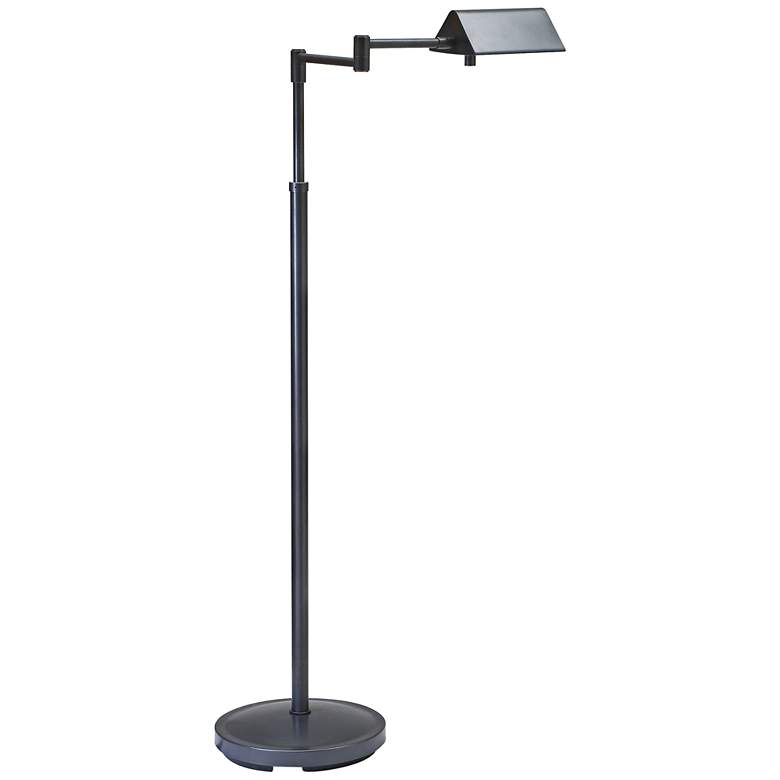 Image 1 House of Troy Pinnacle Adjustable Height Oiled Bronze Pharmacy Floor Lamp