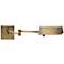 House of Troy Pinnacle Brass Swing Arm Wall Lamp