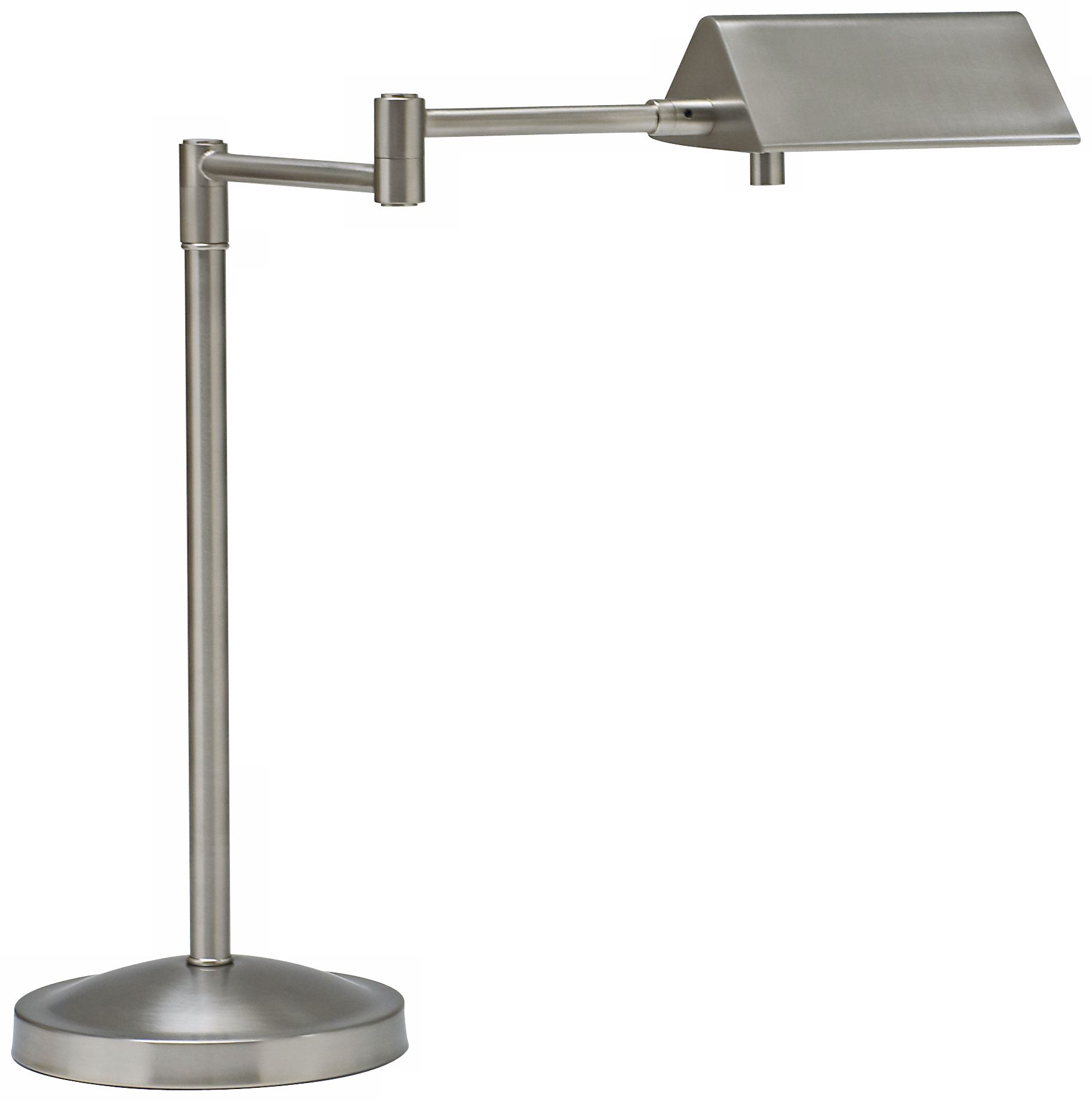 House of Troy Pinnacle Satin Nickel Swing Arm Desk Lamp R3503