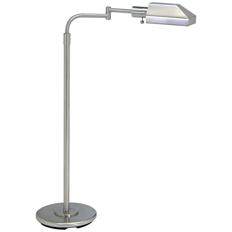 Image 1 House of Troy Satin Nickel Adjustable Pharmacy Floor Lamp