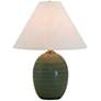 House of Troy Scatchard 22 1/2" High Green Stoneware Table Lamp