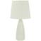 House of Troy Scatchard 25 1/2" High White Gloss Stoneware Table Lamp