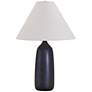 House of Troy Scatchard 25" High Stoneware Black Table Lamp