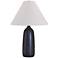 House of Troy Scatchard 25" High Stoneware Black Table Lamp