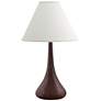 House of Troy Scatchard 26" Slim Iron Red Stoneware Table Lamp