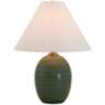 House of Troy Scatchard Stoneware 22 1/2" High Green Lamp