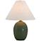 House of Troy Scatchard Stoneware 22 1/2" High Green Lamp