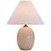House of Troy Scatchard Stoneware 22 1/2" High Oatmeal Lamp