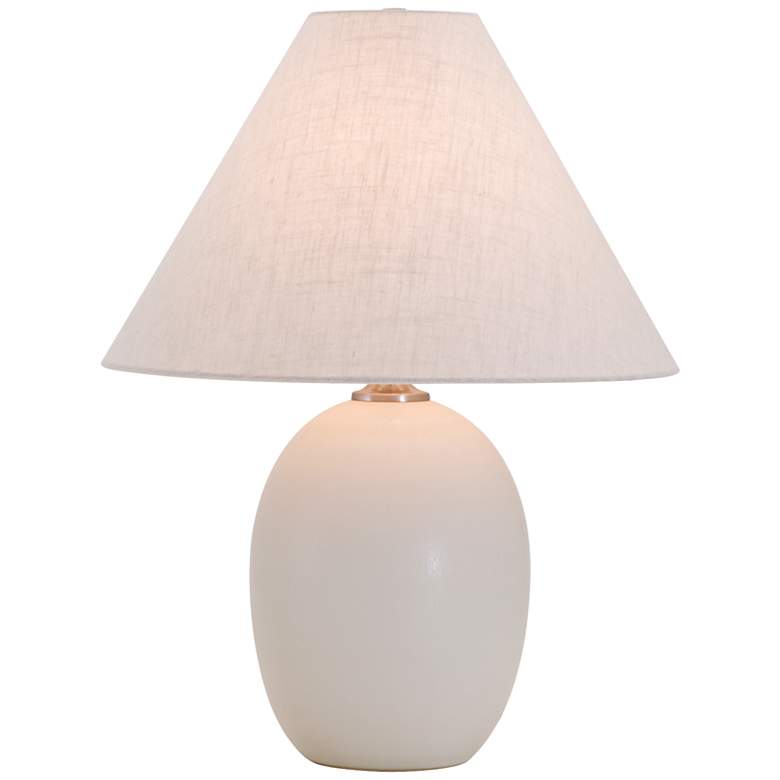 House of Troy Scatchard Stoneware 22 1/2&quot; High White Lamp