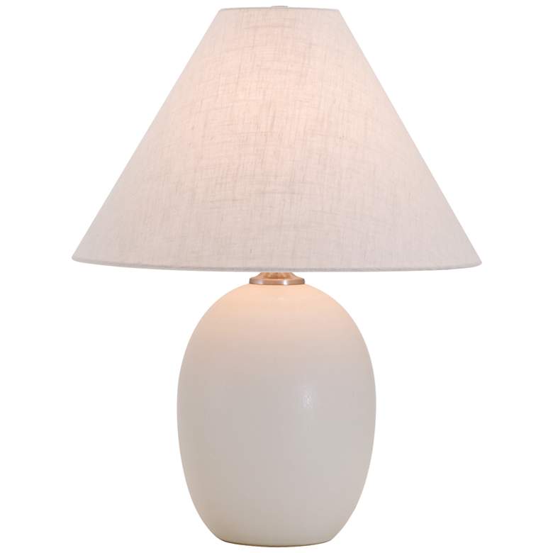 Image 1 House of Troy Scatchard Stoneware 22 1/2" High White Lamp