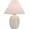 House of Troy Scatchard Stoneware 22 1/2" High White Lamp