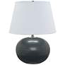 House of Troy Scatchard Stoneware 22" High Black Table Lamp