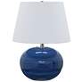 House of Troy Scatchard Stoneware 22" High Blue Table Lamp