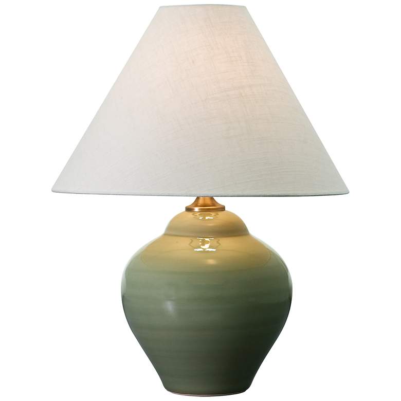 Image 1 House of Troy Scatchard Stoneware 22 inch High Celadon Lamp